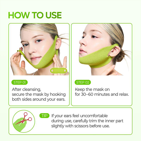 LOVILDS™ V-Lift Mewing Band - Cactus Cooling | De-Puffing & Pore Refining Care
