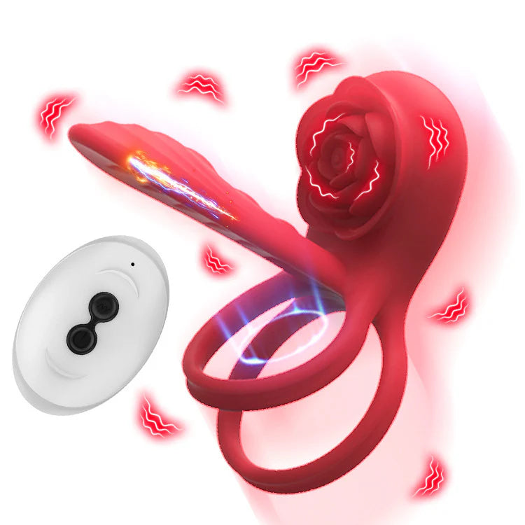 🎁Enchanted Girl Luxe Smart Vibrating Ring – App-Controlled Pleasure for Couples 💫
