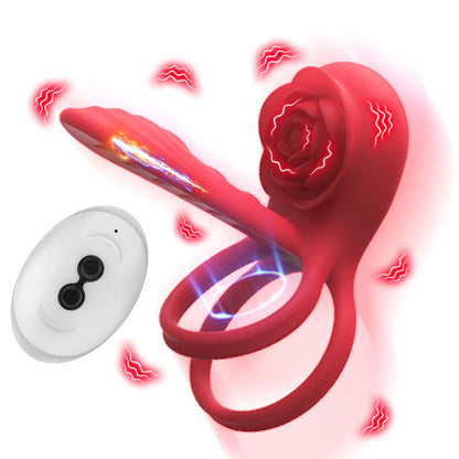 🎁Enchanted Girl Luxe Smart Vibrating Ring – App-Controlled Pleasure for Couples 💫